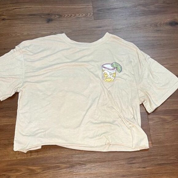 SHEIN “Tequila – Cheaper Than Therapy” Cropped Graphic Tee (L) - Picture 5 of 7